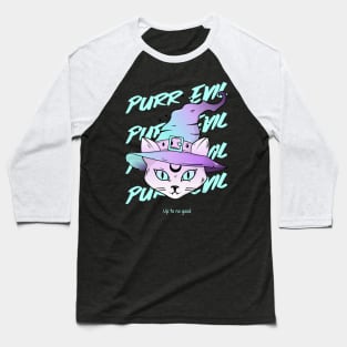 Purr Evil Baseball T-Shirt